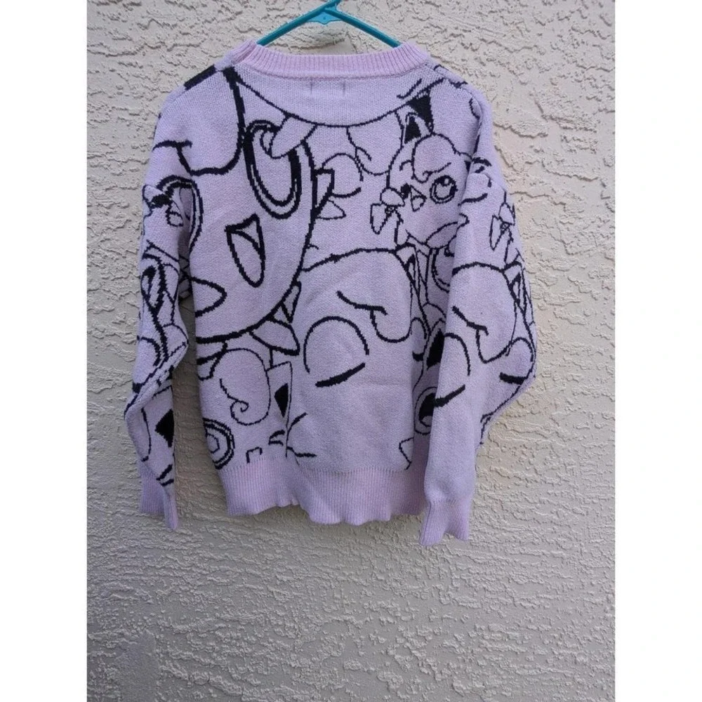 Y2K Purple Knit Sweater YWFG‎ Medium